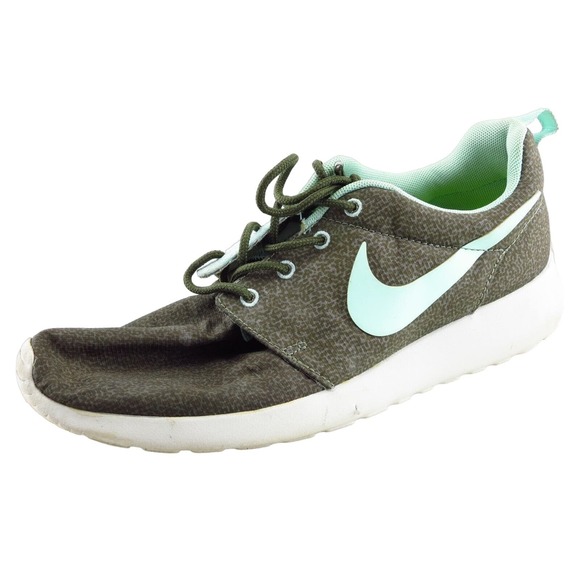Nike Running Shoes Green Fabric Women 7.5‎ Medium - Picture 1 of 7